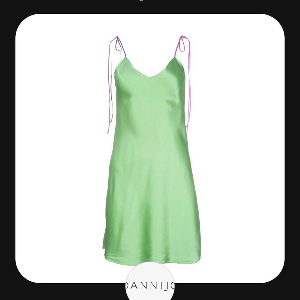 Dannijo Bow Tie Strap Mini Dress - XS